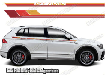 Volkswagen T-Cross 041 - racing stripes
