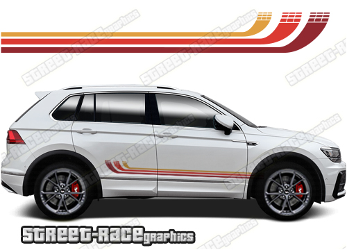 Volkswagen T-Cross 042 - Retro stripes