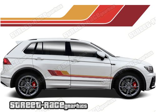 Volkswagen T-Cross 043 - Retro stripes