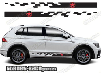 Volkswagen T-Cross 055 - racing stripes