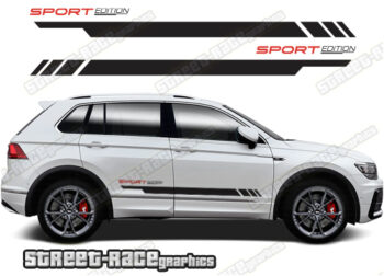 Volkswagen T-Cross 057 - racing stripes