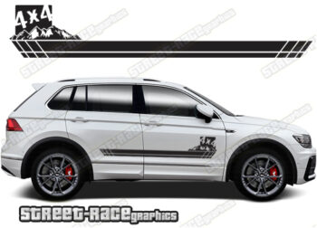 Volkswagen T-Cross 060 - 4x4 racing stripes
