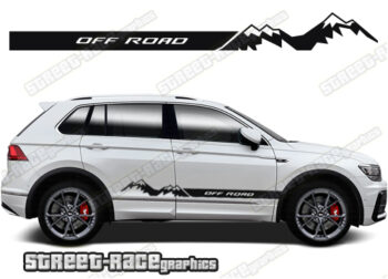 Volkswagen T-Cross 061 - off road racing stripes