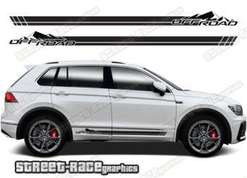 Volkswagen T-Cross 064 - off road racing stripes