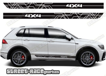Volkswagen T-Cross 068 - 4x4 racing stripes