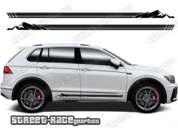 Volkswagen T-Cross 069 - 4x4 racing stripes