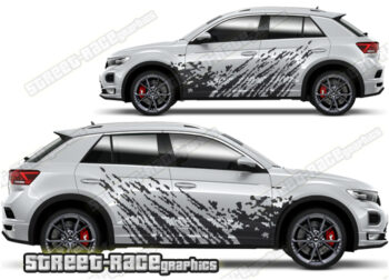 Volkswagen T-Roc 002 - mud splatter graphics