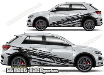 Volkswagen T-Roc 007 - ripped graphics