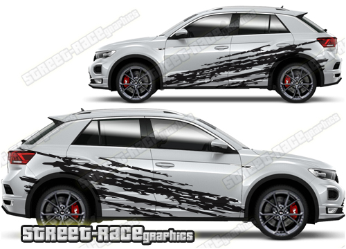 Volkswagen T-Roc 007 - ripped graphics