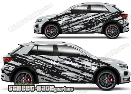 Volkswagen T-Roc 008 - ripped graphics