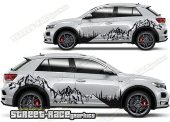 Volkswagen T-Roc 018 - Mountain adventure overland graphics