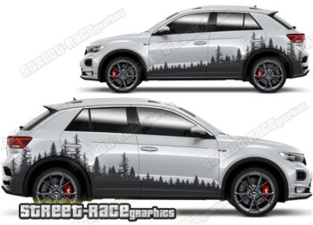Volkswagen T-Roc 024 - Forest overland graphics