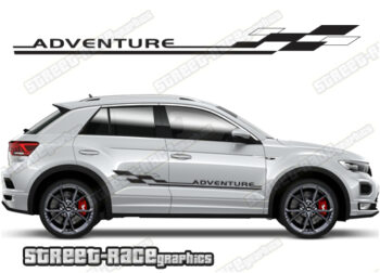 Volkswagen T-Roc 058 - Adventure racing stripes