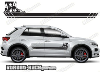 Volkswagen T-Roc 060 - 4x4 racing stripes