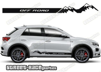 Volkswagen T-Roc 061 - off road racing stripes