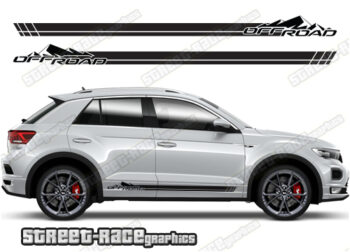 Volkswagen T-Roc 064 - off road racing stripes