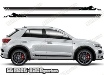 Volkswagen T-Roc 069 - 4x4 racing stripes