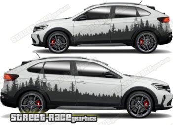 Volkswagen Taigo 024 - Forest overland graphics