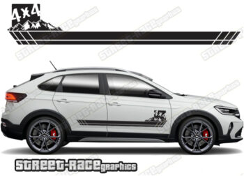 Volkswagen Taigo 060 - 4x4 racing stripes