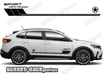 Volkswagen Taigo 065 - off road 4x4 racing stripes