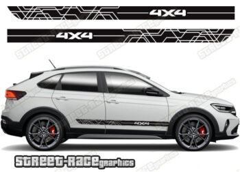 Volkswagen Taigo 068 - 4x4 racing stripes