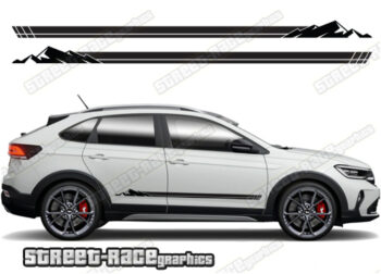 Volkswagen Taigo 069 - 4x4 racing stripes