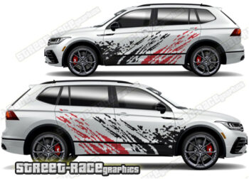 Volkswagen Tiguan 001 - mud splatter graphics
