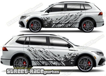 Volkswagen Tiguan 002 - mud splatter graphics
