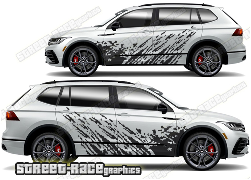 Volkswagen Tiguan 002 - mud splatter graphics