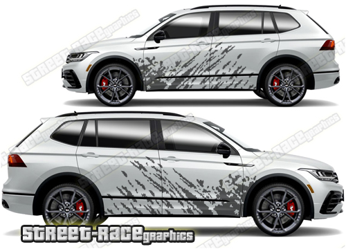 Volkswagen Tiguan 004 - mud splatter graphics