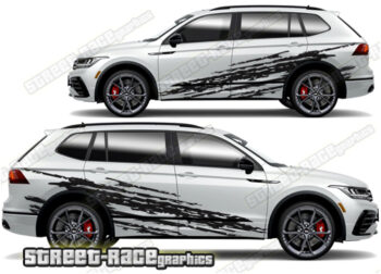 Volkswagen Tiguan 007 - ripped graphics