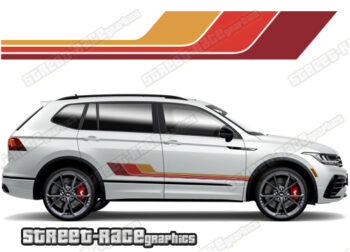 Volkswagen Tiguan 043 - Retro stripes