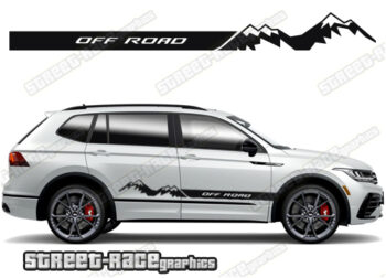 Volkswagen Tiguan 061 - off road racing stripes