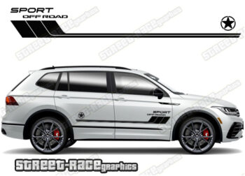 Volkswagen Tiguan 065 - off road 4x4 racing stripes