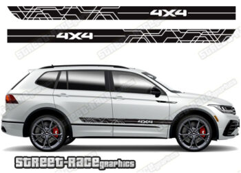 Volkswagen Tiguan 068 - 4x4 racing stripes