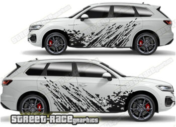 Volkswagen Touareg 002 - mud splatter graphics