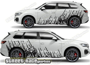 Volkswagen Touareg 003 - mud splatter graphics