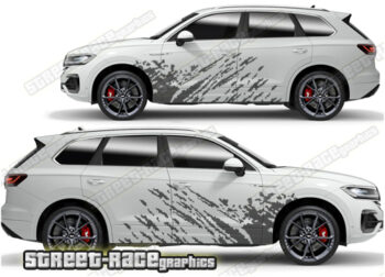 Volkswagen Touareg 004 - mud splatter graphics