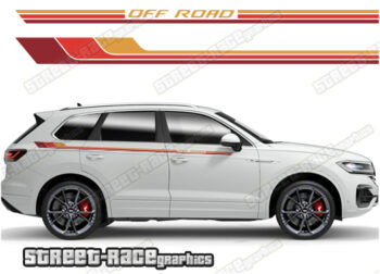 Volkswagen Touareg 041 - racing stripes