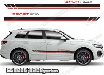 Volkswagen Touareg 053 - racing stripes