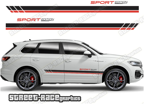 Volkswagen Touareg 053 - racing stripes