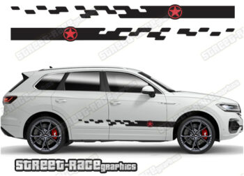 Volkswagen Touareg 055 - racing stripes