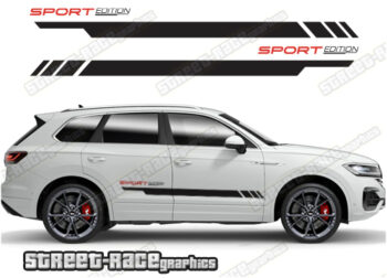 Volkswagen Touareg 057 - racing stripes