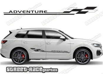Volkswagen Touareg 058 - Adventure racing stripes