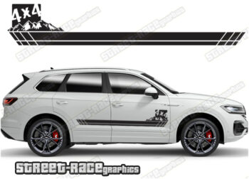 Volkswagen Touareg 060 - 4x4 racing stripes