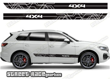 Volkswagen Touareg 068 - 4x4 racing stripes