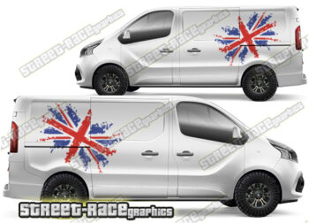 Nissan NV300 / Primastar graphics 021 - UNION JACK
