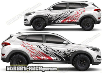 Hyundai Tuscon 001 - mud splatter graphics