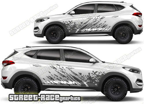 Hyundai Tuscon 004 - mud splatter graphics