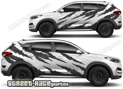 Hyundai Tuscon 014 - Safari ripped graphics